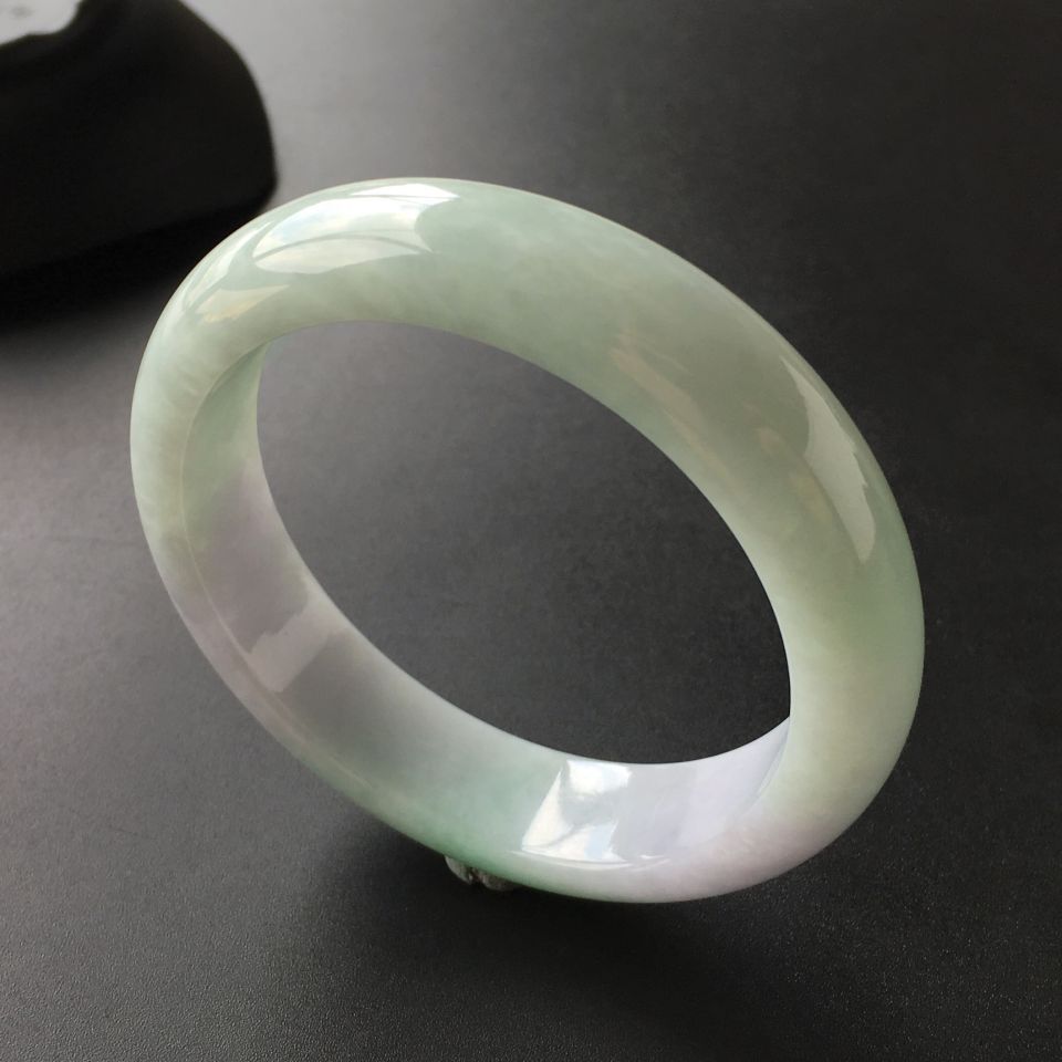 (超值推荐)糯冰种晴水紫罗兰手镯(55.5mm)