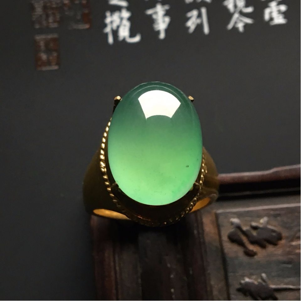 （超值推荐）冰种晴水戒面/胸坠面