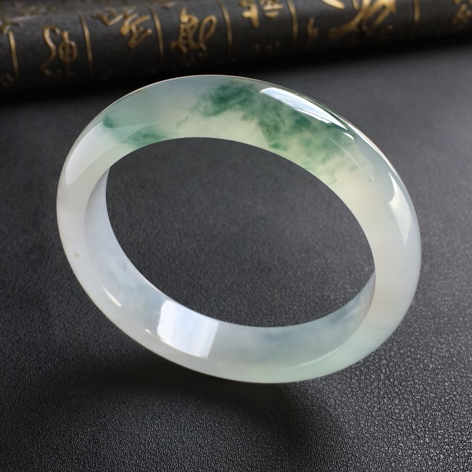 冰种飘花手镯(58.2mm)