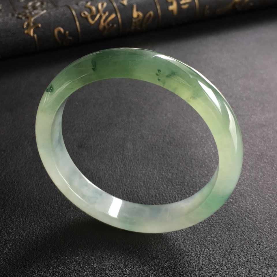 冰种晴水飘花手镯(58mm)
