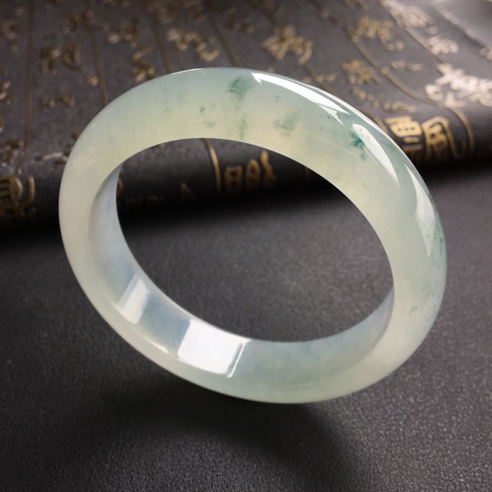 冰种飘花手镯(56.2mm)