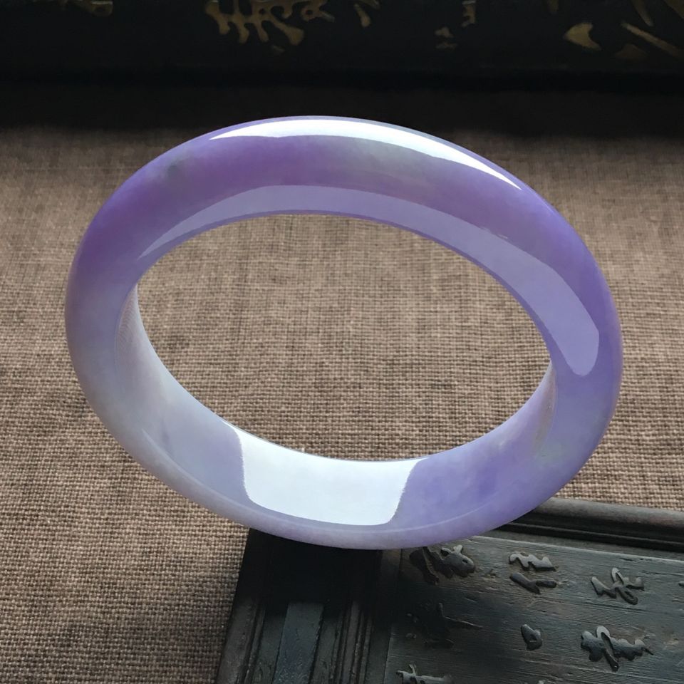 （超值推荐）糯冰种紫罗兰手镯（57.6mm）