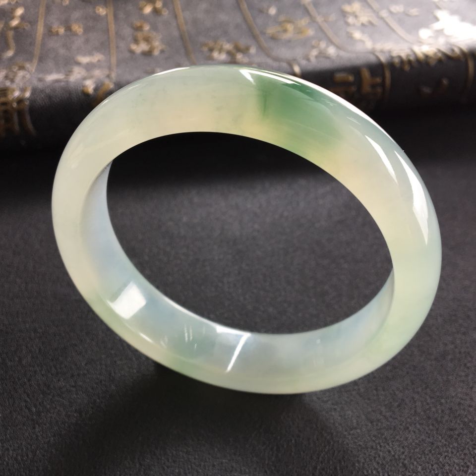 冰种飘花手镯(54.8mm)