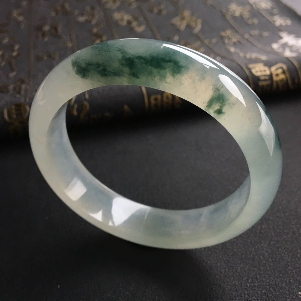 冰种飘花手镯(57.8mm)