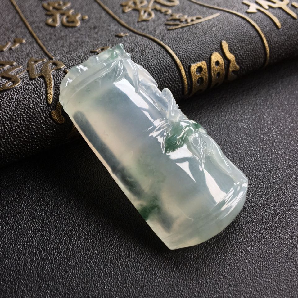 冰种飘花节节高挂件