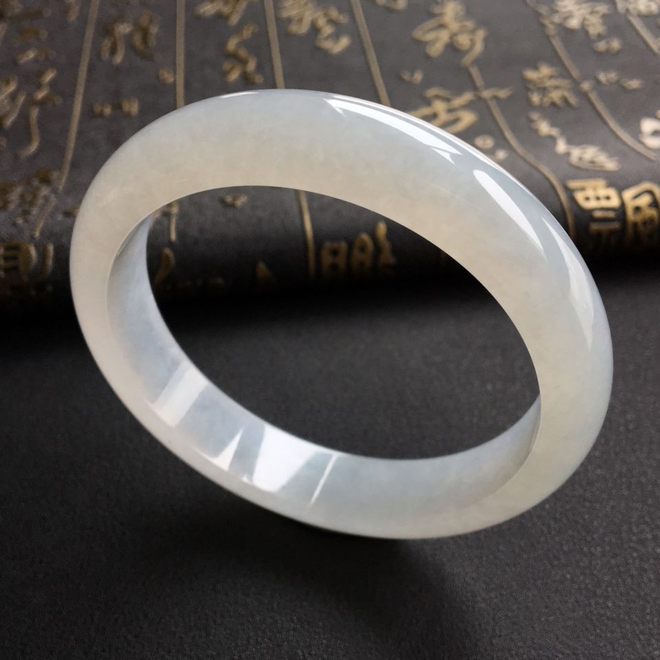 糯冰种晴水手镯(58.5mm)