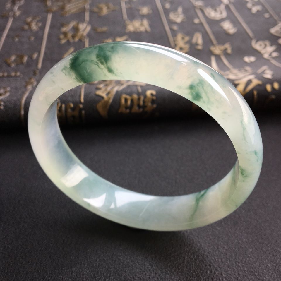 冰种飘花手镯(57.2mm)