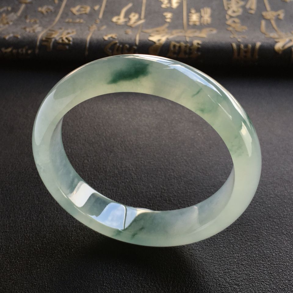 冰种飘花手镯(56.6mm)
