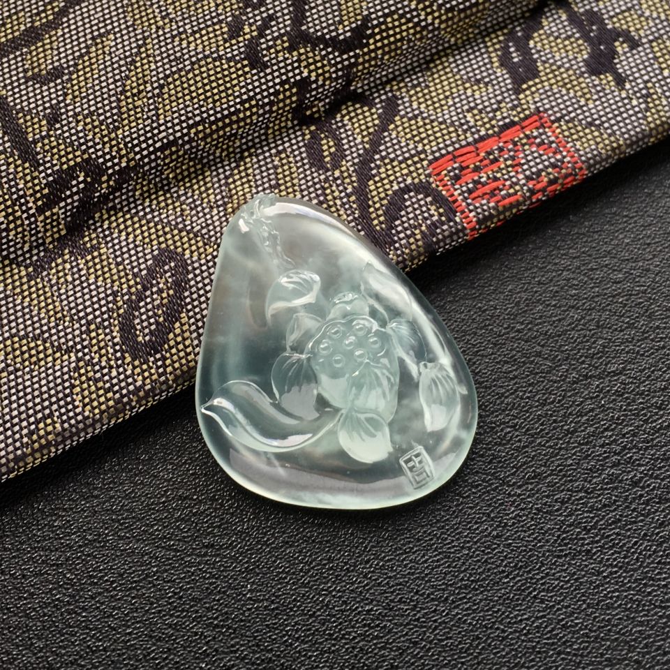 (超值推荐)冰种淡晴水一品清廉挂件