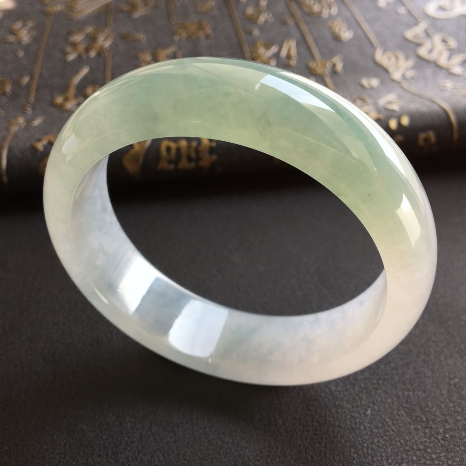 冰种晴水飘花手镯