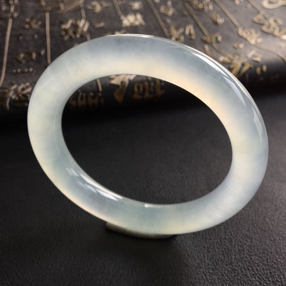 冰种晴水圆条手镯(57.5mm)
