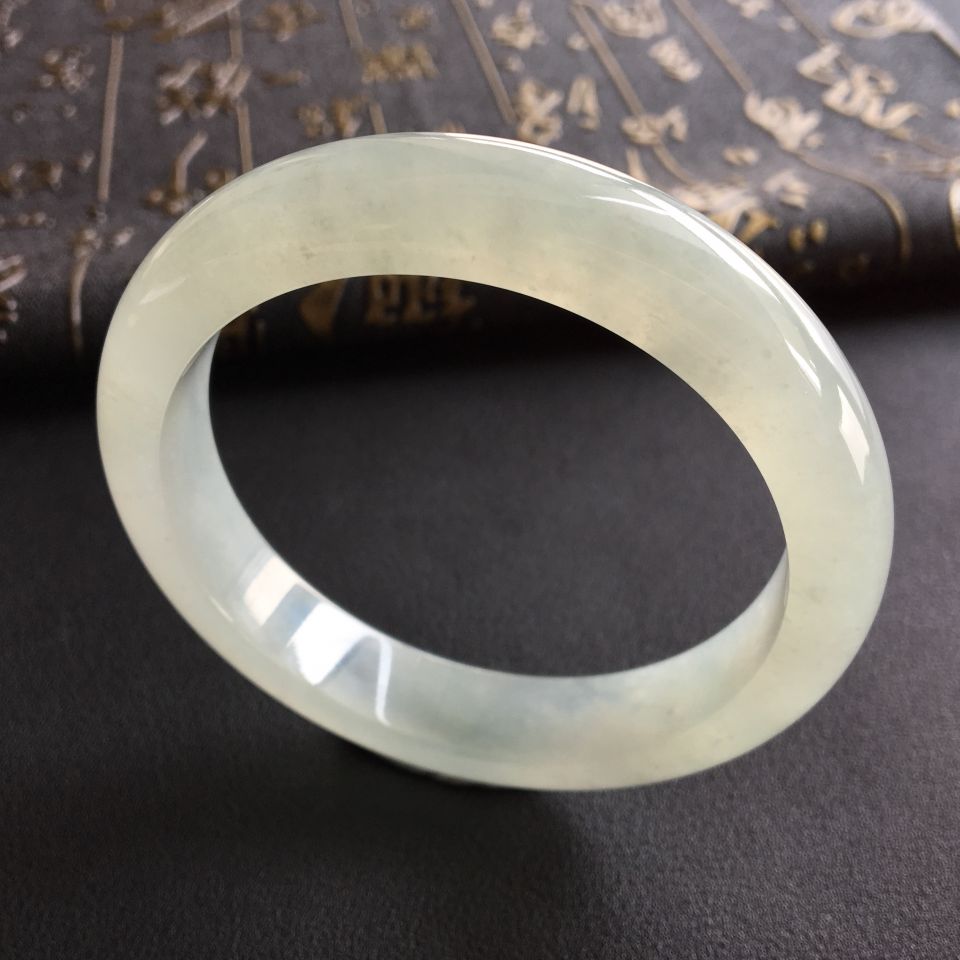 糯冰种晴水手镯(59mm)
