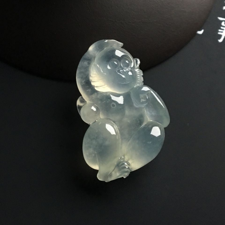 冰种淡晴水代代封侯挂件