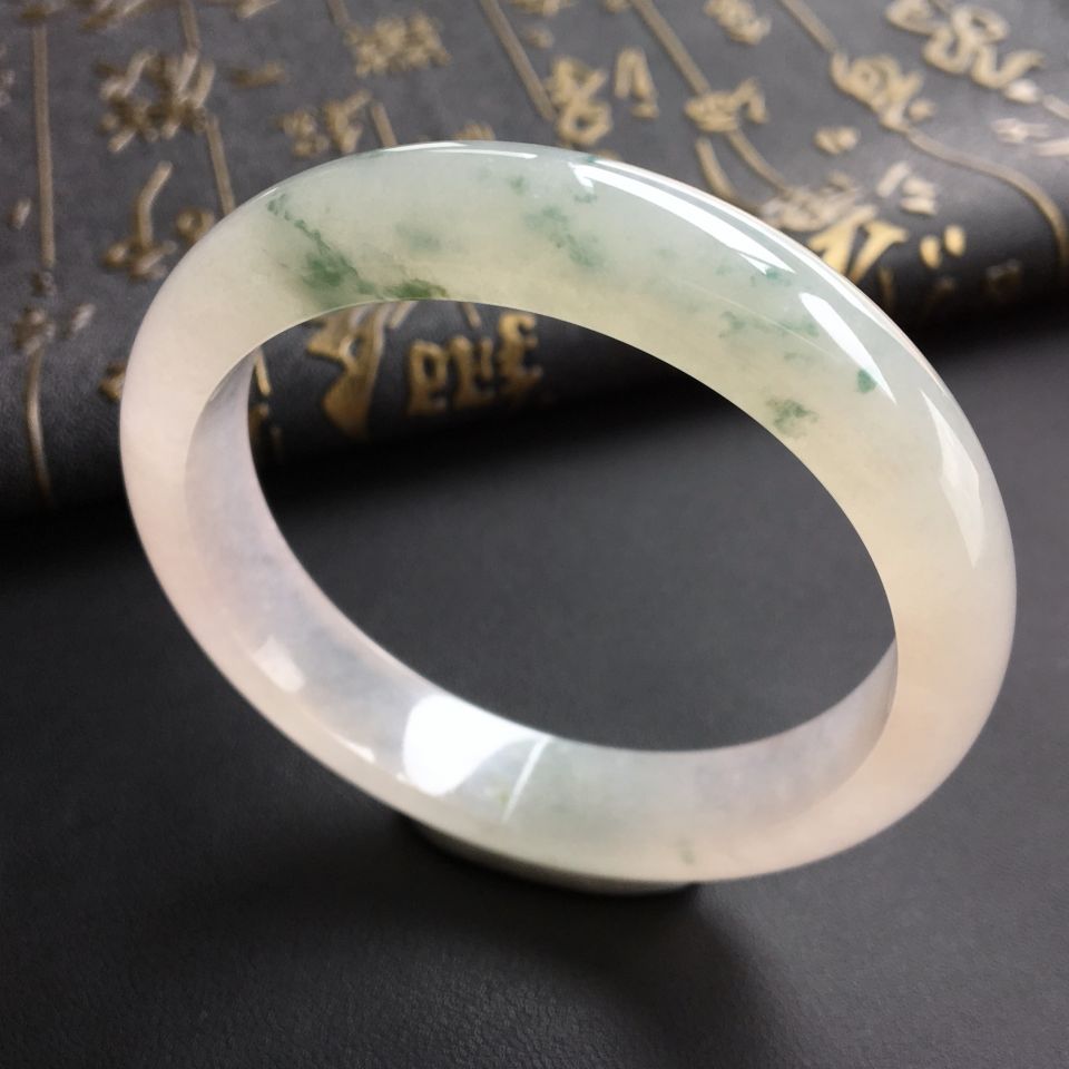 冰种飘花手镯(57.1mm)