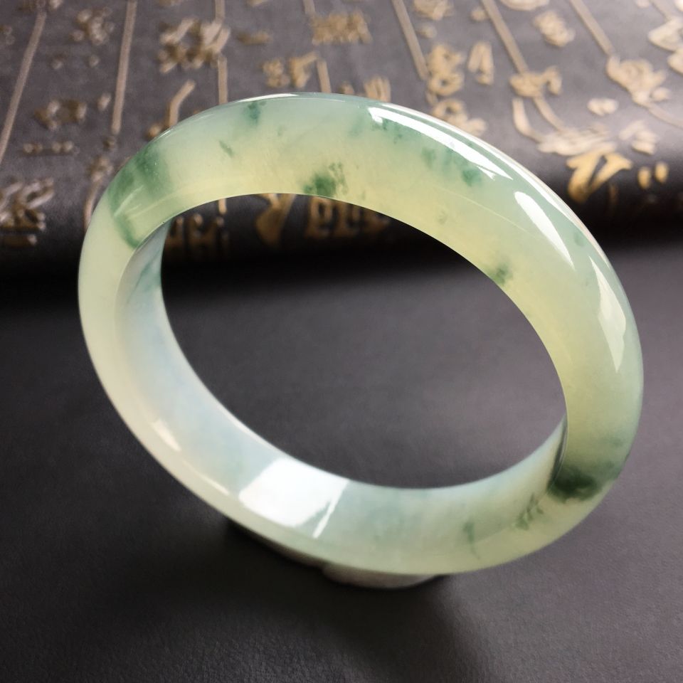 冰种飘花手镯(56.7mm)