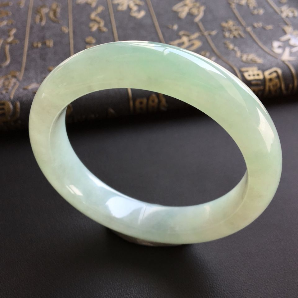 糯冰种晴水手镯(56.5mm)