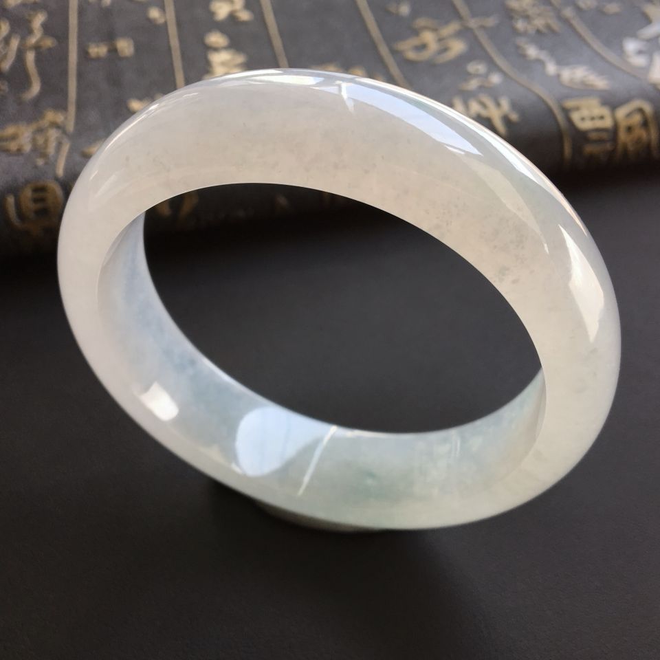 糯冰种晴水手镯(57.5mm)