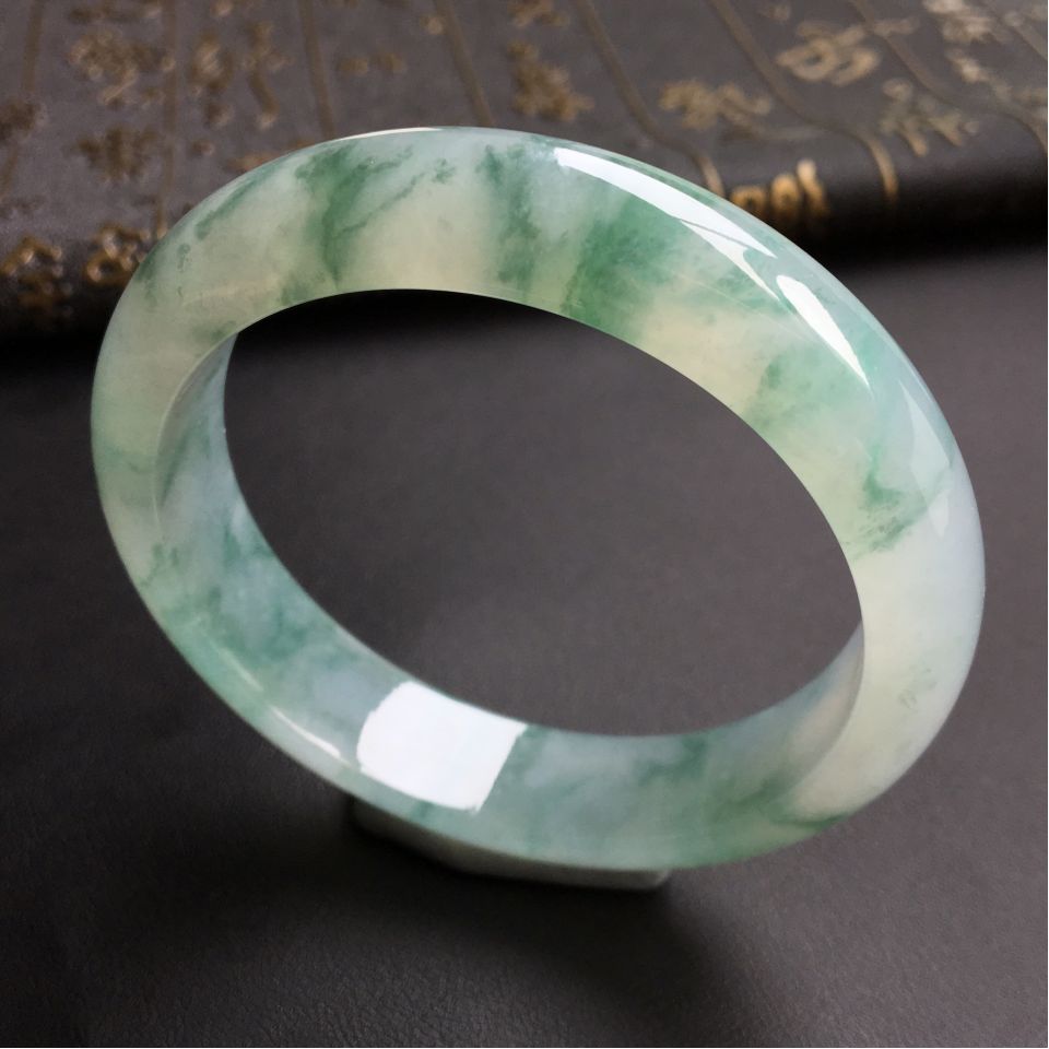 冰种飘花手镯(58.2mm)