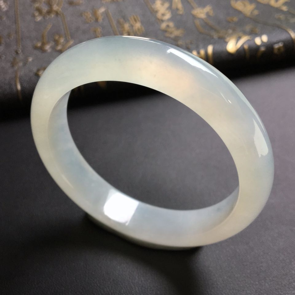 冰种淡晴水手镯(54.5mm)