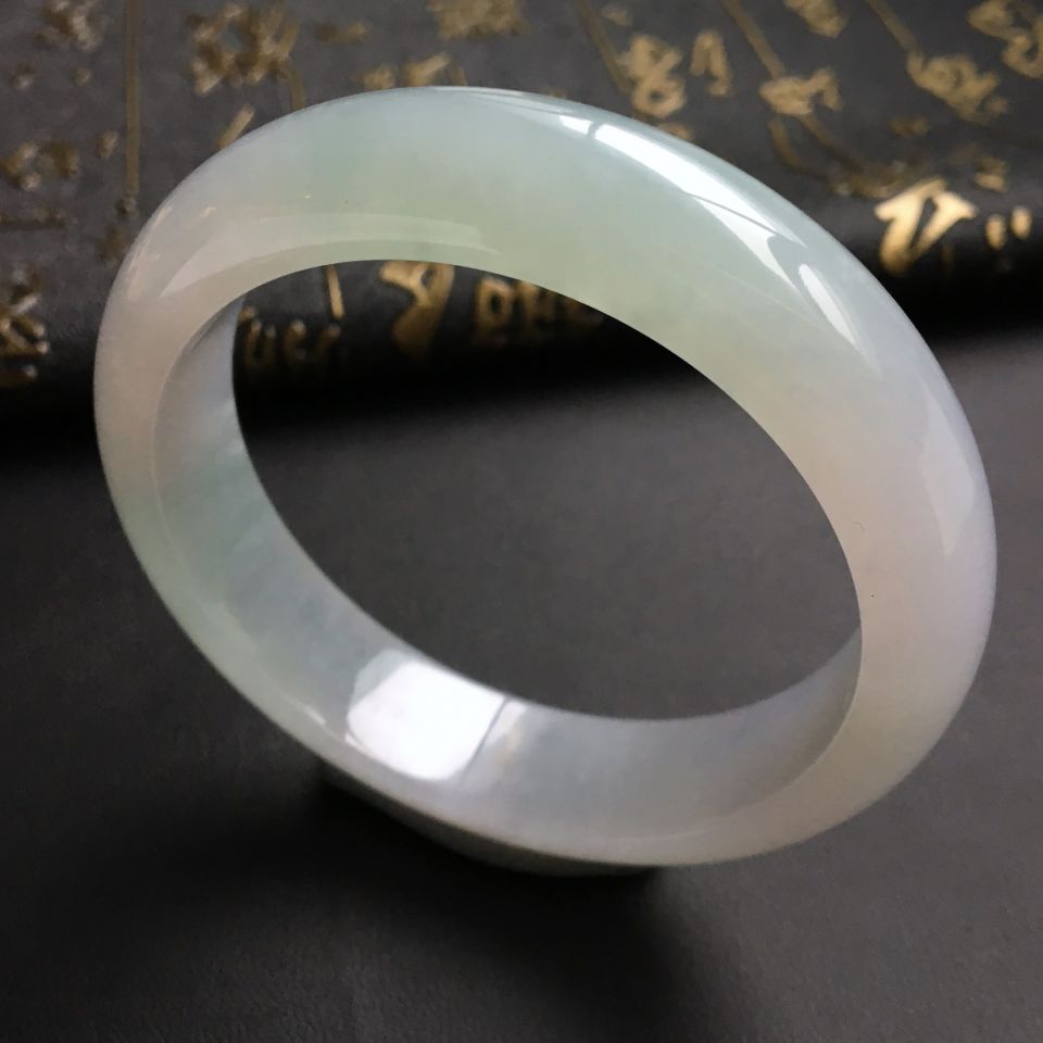 糯冰种晴水手镯(56mm)