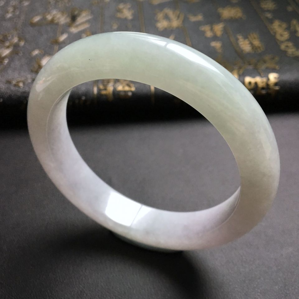 糯冰种晴水手镯(56.6mm)