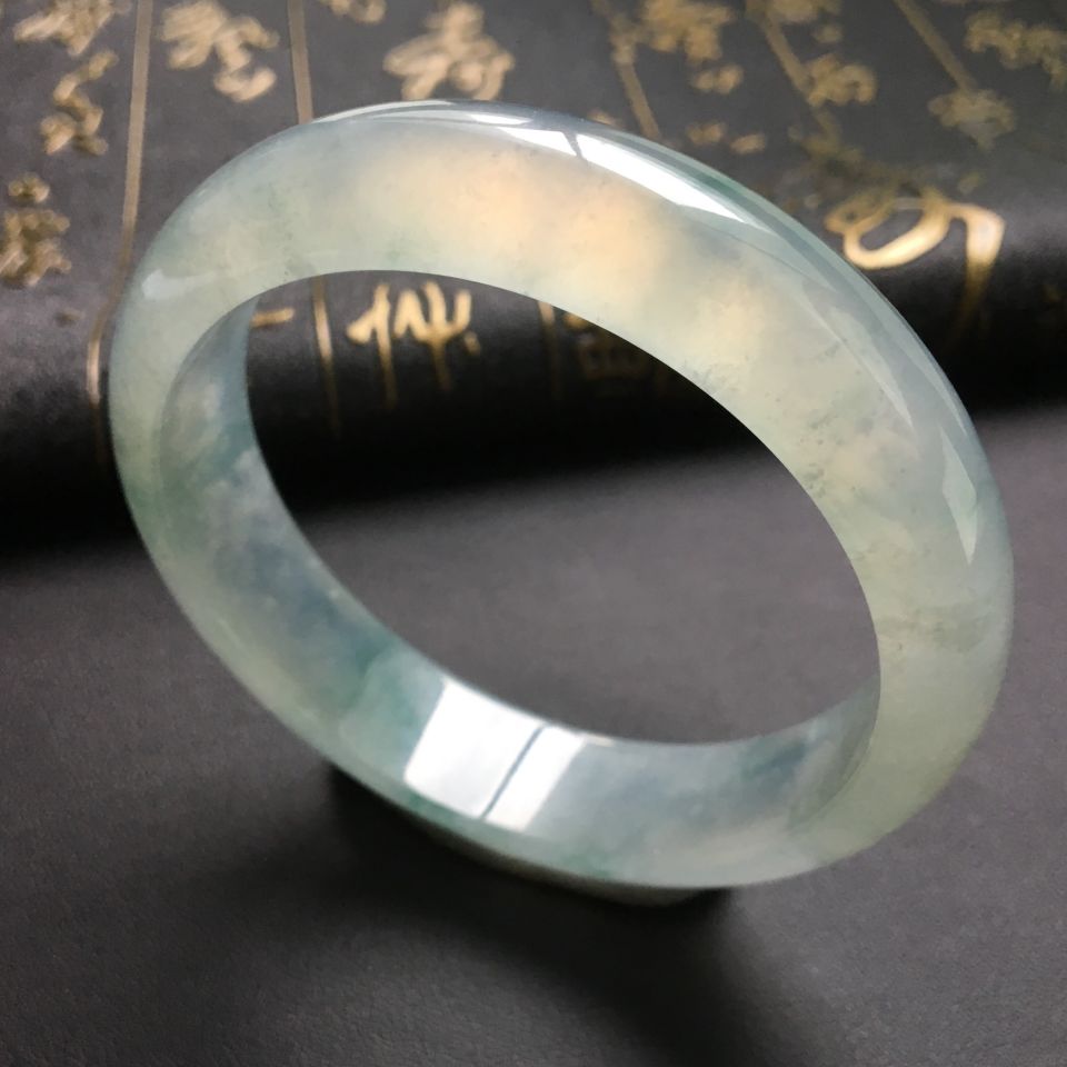 冰种飘花手镯(57.5mm)