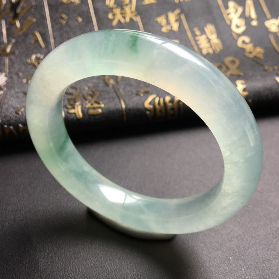 冰种飘花手镯(52.5mm)