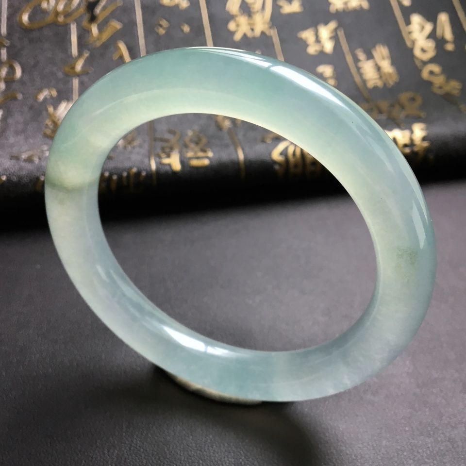 冰种晴水圆条手镯(56mm)