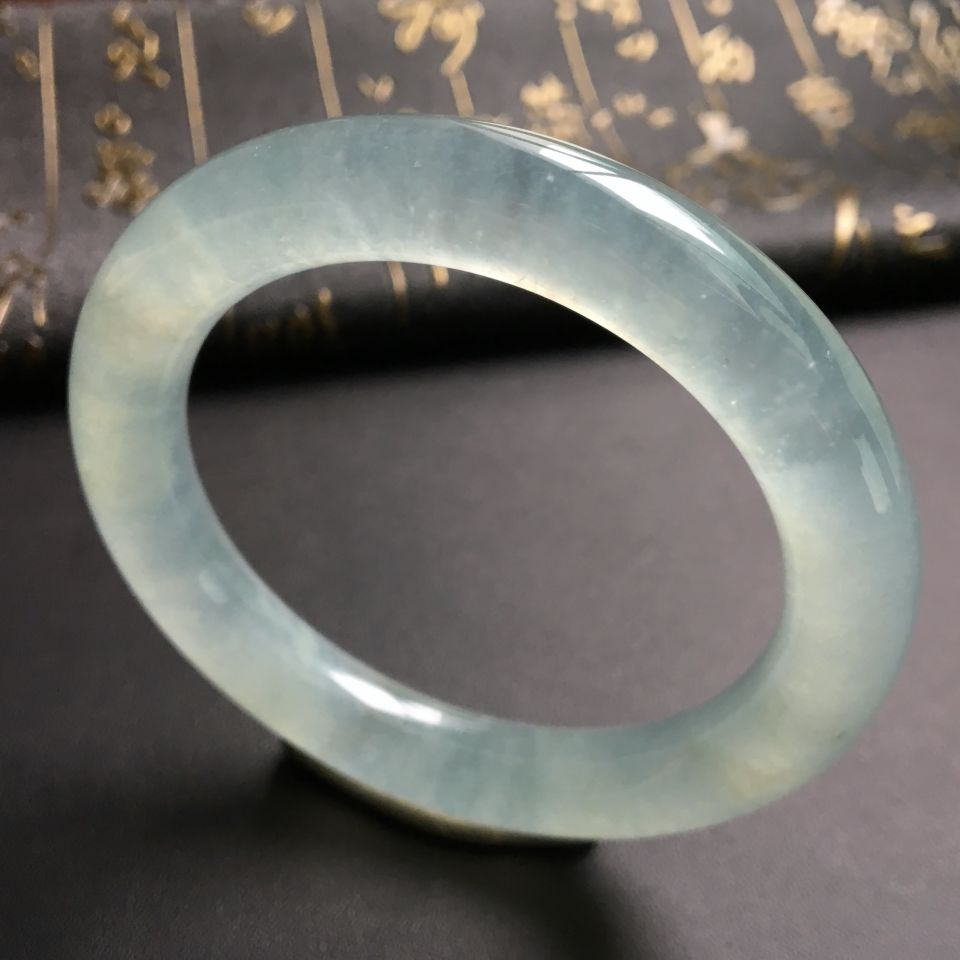 冰种晴水圆条手镯(55.2mm)