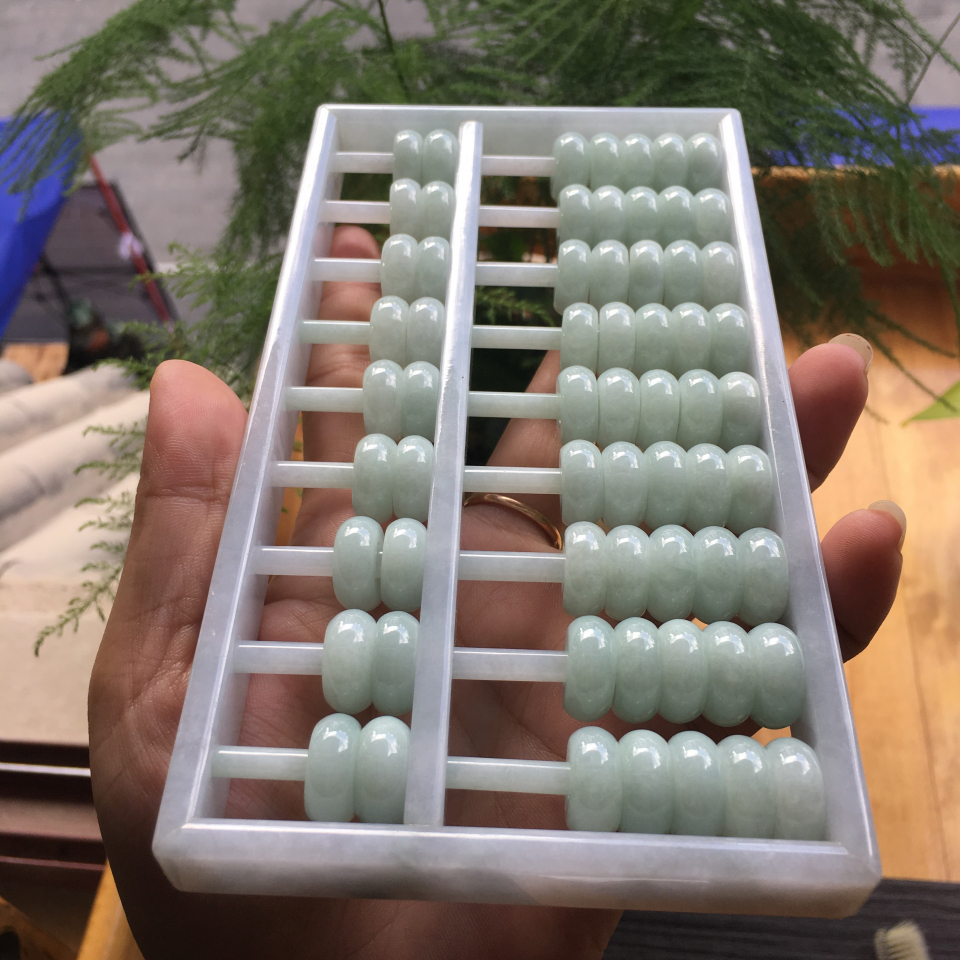 糯冰种晴水算盘