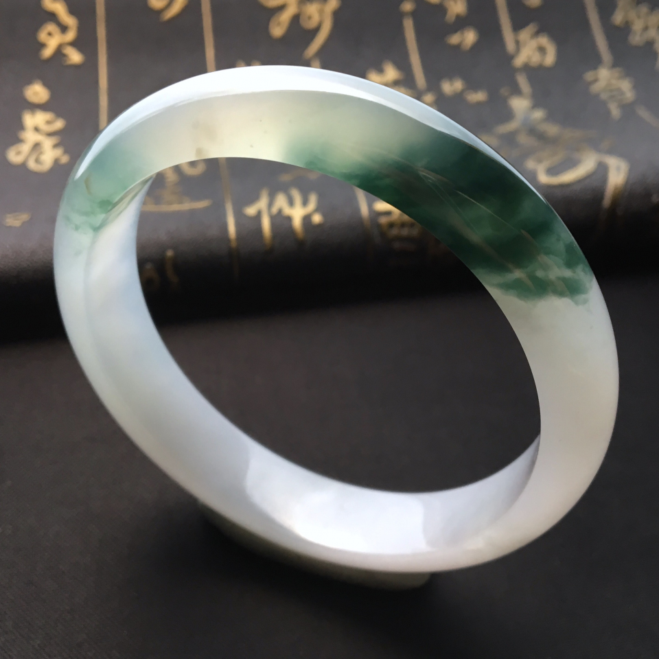 冰种飘花手镯(58.6mm)