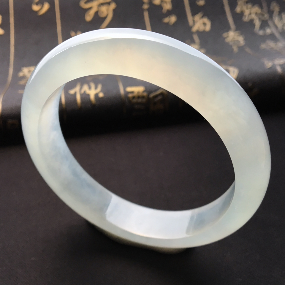 冰种淡晴水手镯(56mm)