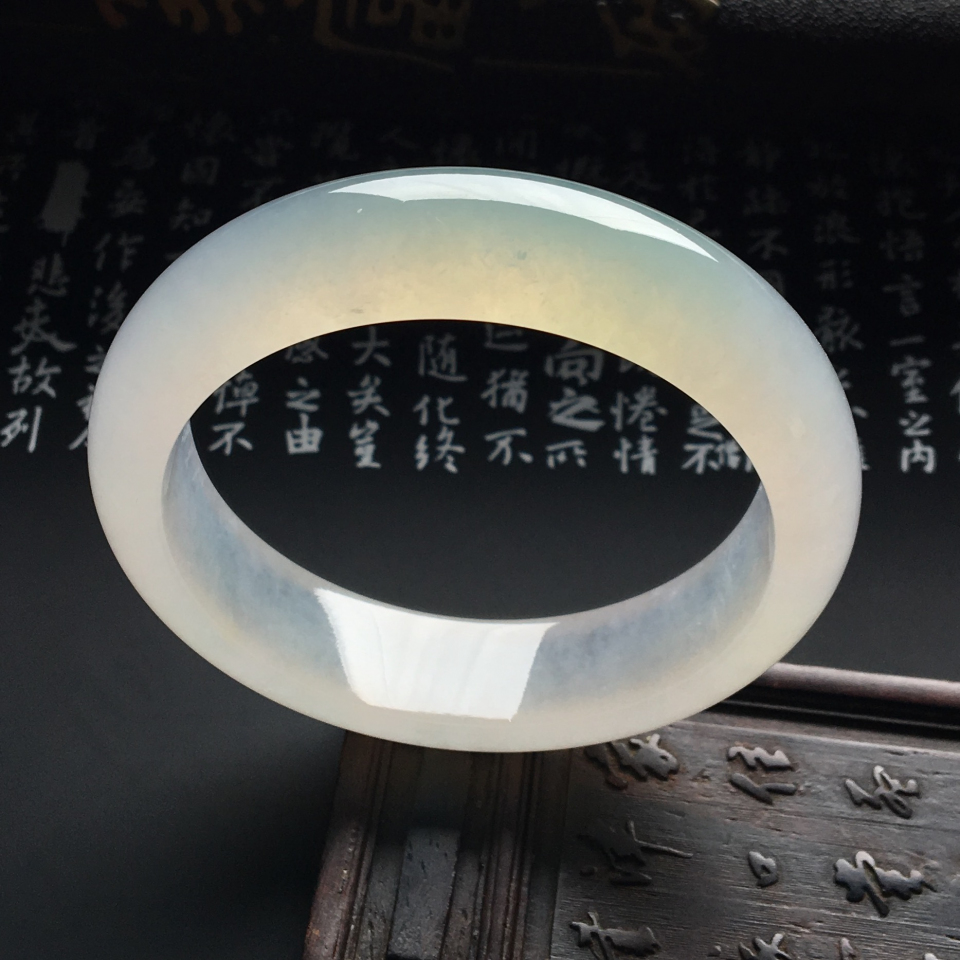 冰种淡晴水手镯（53mm）