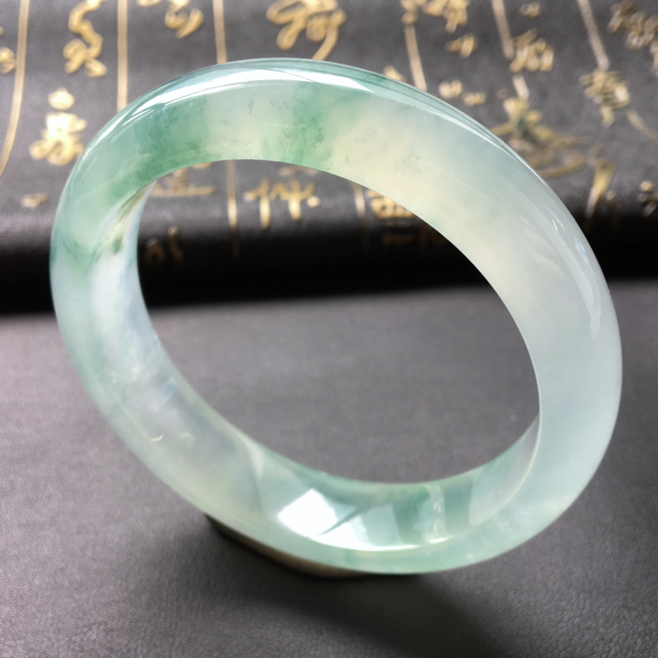 冰种飘花手镯(57.2mm)