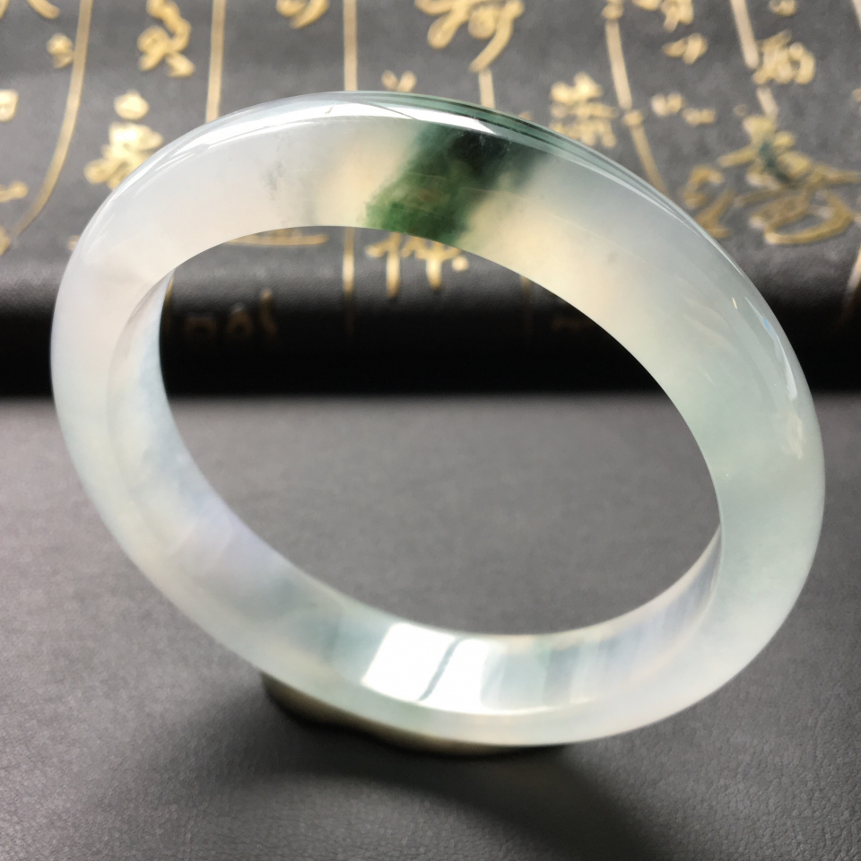 冰种飘花手镯(56.5mm)