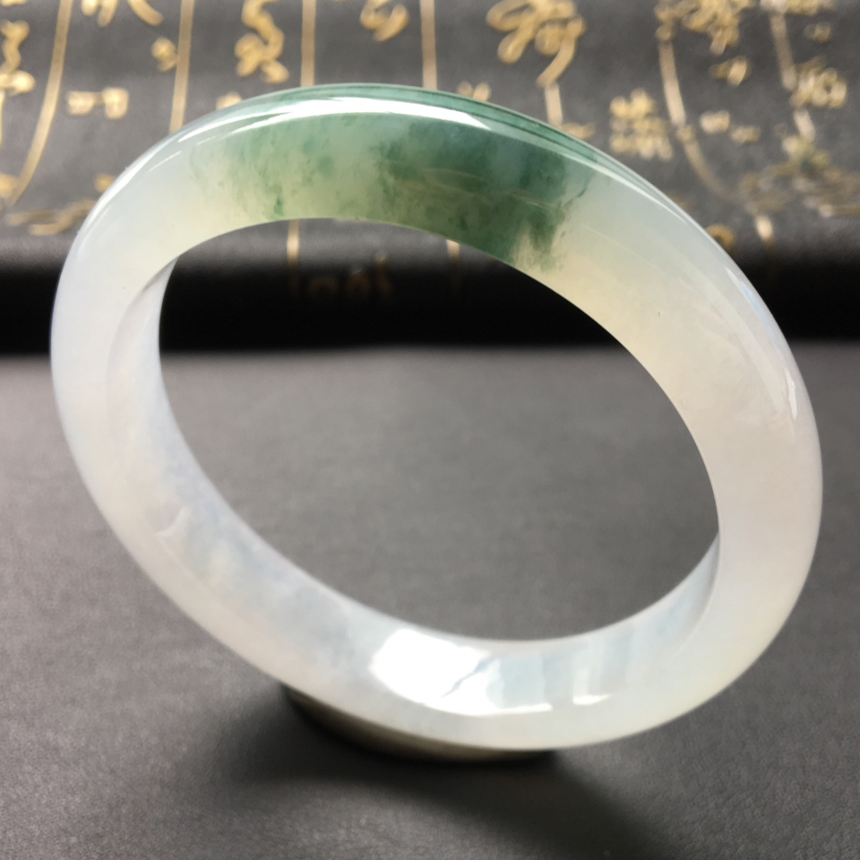 冰种飘花手镯(57.6mm)