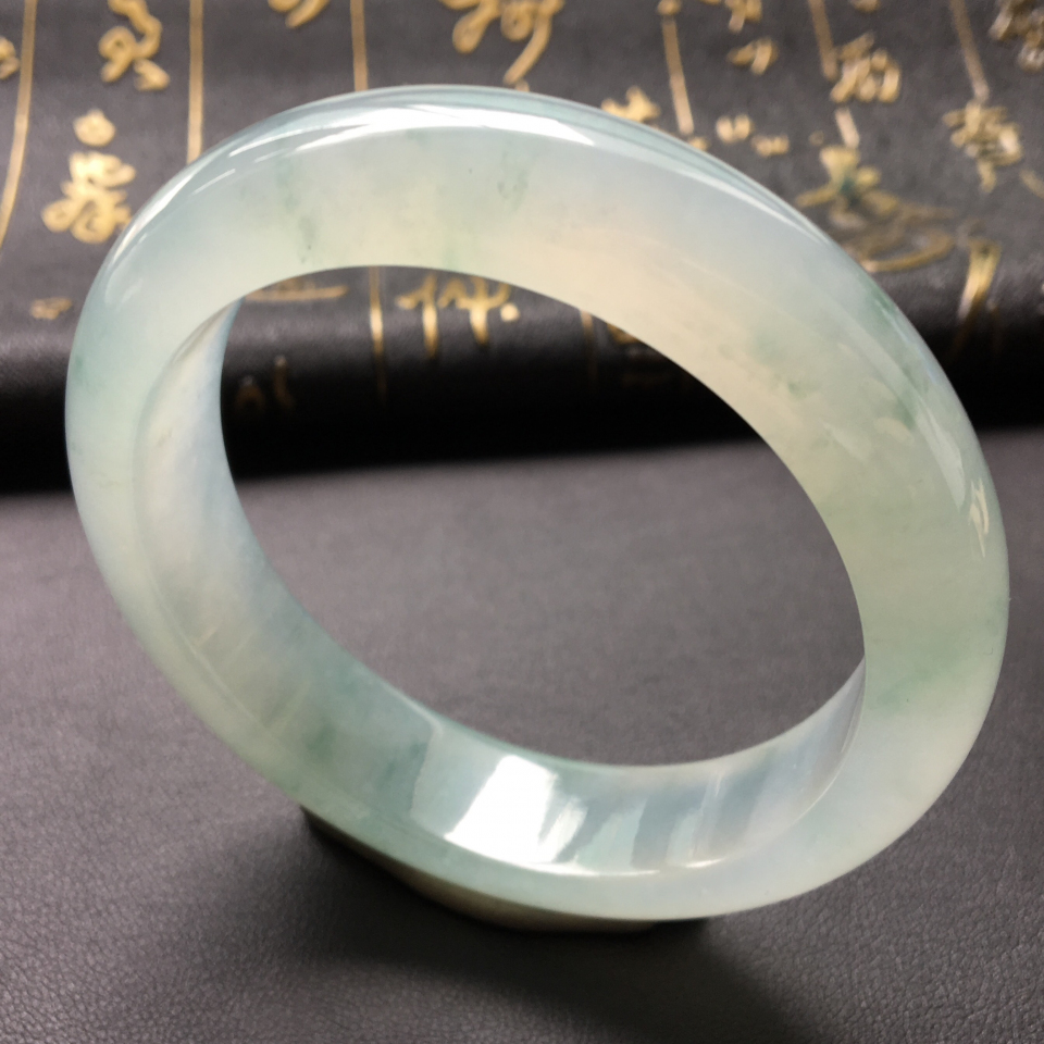 冰种飘花手镯(56.5mm)