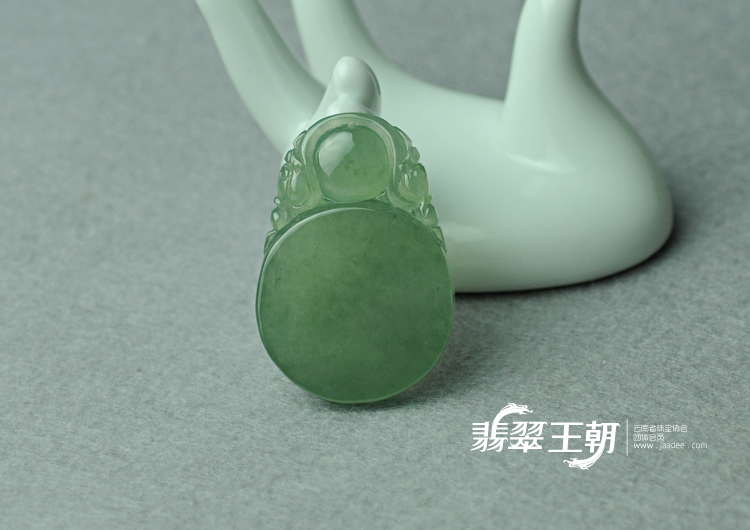 冰种晴水缅甸翡翠福禄寿挂件