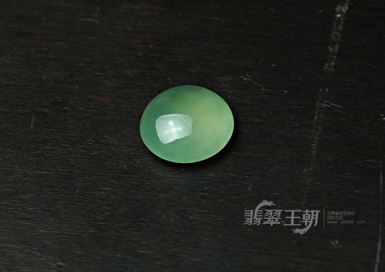 冰玻种晴水缅甸翡翠戒面
