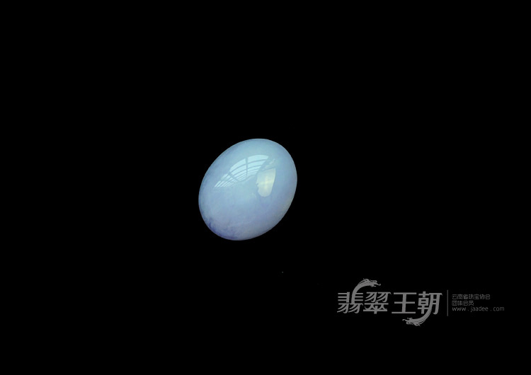 糯冰种紫罗兰缅甸翡翠戒面