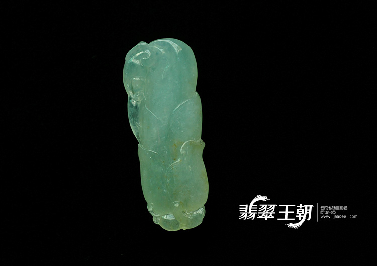 冰种晴水缅甸翡翠缅桂花挂件