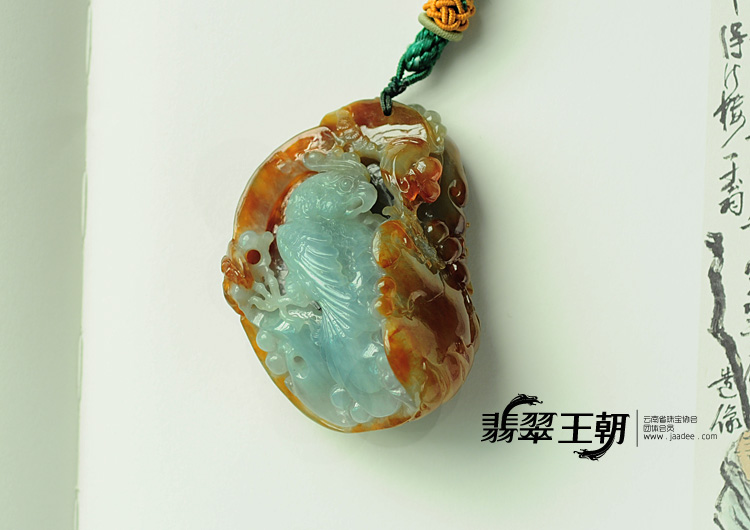 糯冰种晴水黄翡缅甸翡翠英明神武手玩件