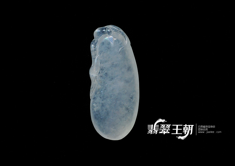 冰种缅甸翡翠福瓜挂件