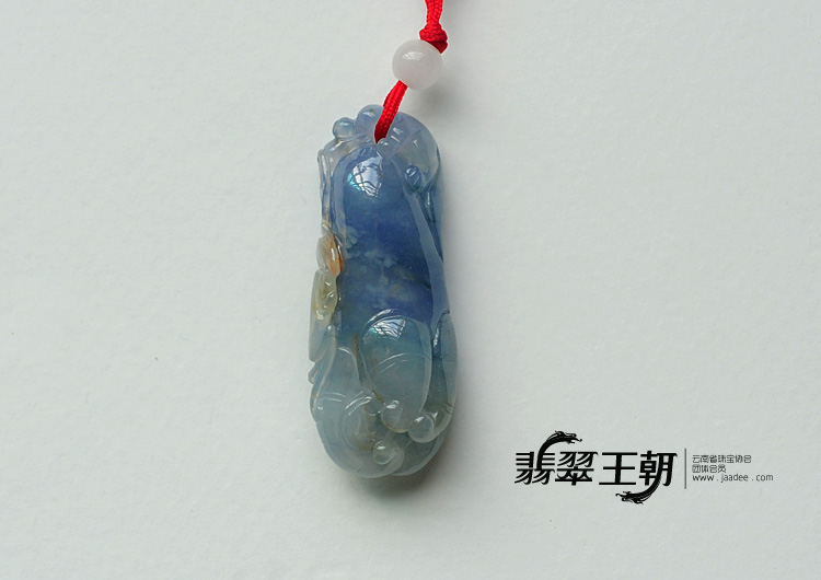 冰种紫罗兰缅甸翡翠佛手挂件