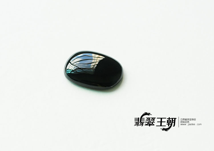 冰种墨翠缅甸翡翠圆形胸坠
