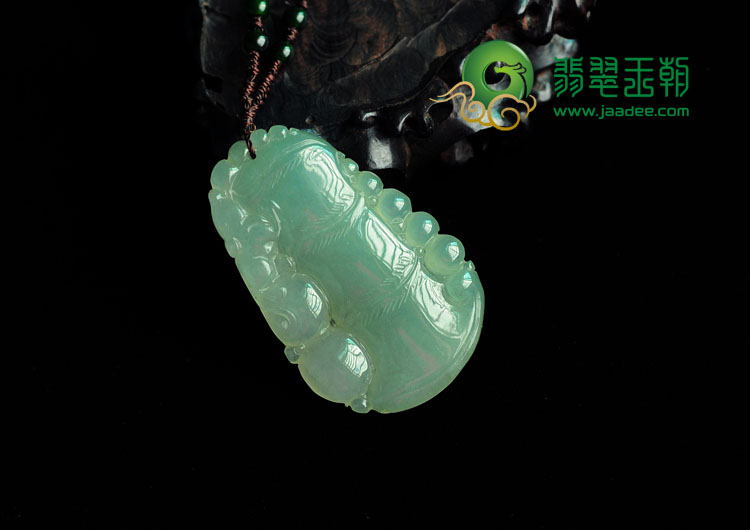 feicui冰种晴水缅甸翡翠节节高挂件