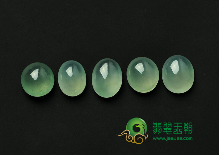 冰种晴水缅甸翡翠戒面（单价）