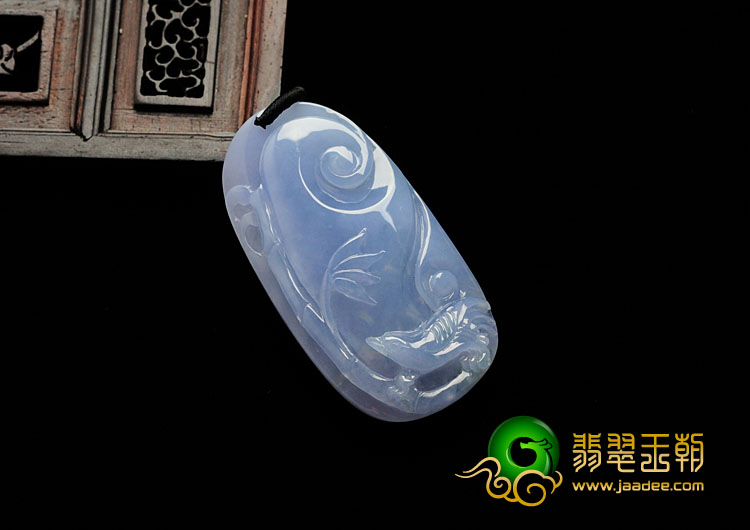 feicui冰种紫罗兰缅甸翡翠节节高升挂件