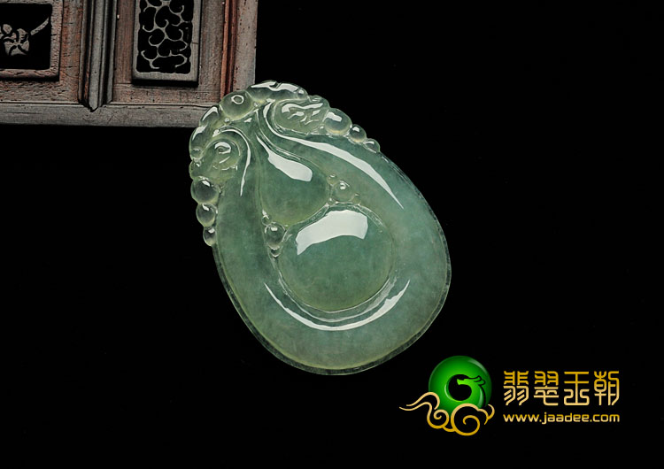 (超值推荐)冰种晴水缅甸翡翠福禄寿挂件