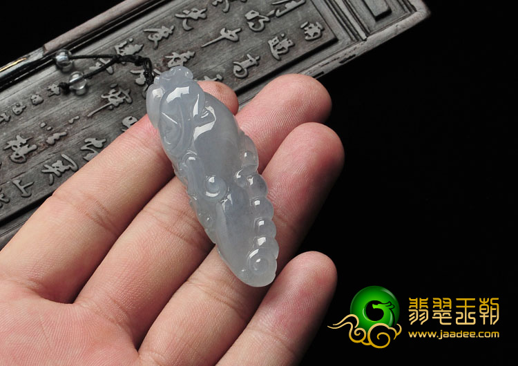 冰种晴水缅甸翡翠A货人生如意挂件